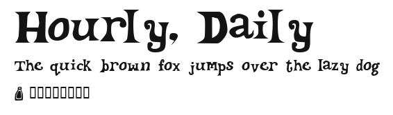 Hourly, Daily Preview