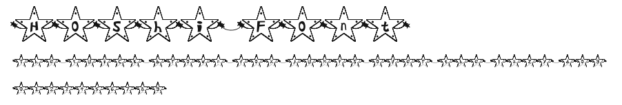 Hoshi Font Preview