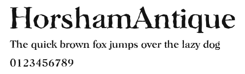 HorshamAntique Preview