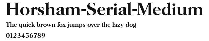 Horsham-Serial-Medium Preview
