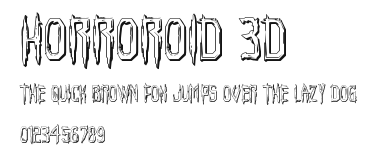 Horroroid 3D Preview