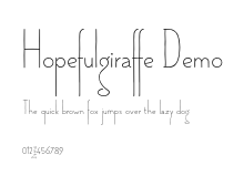 Hopefulgiraffe Demo Preview