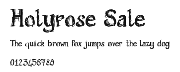 Holyrose Sale Preview