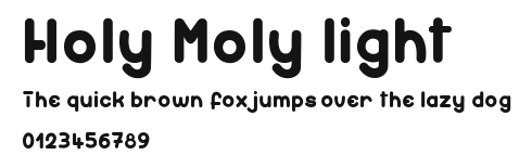 Holy Moly light Preview
