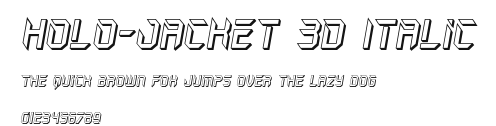 Holo-Jacket 3D Italic Preview
