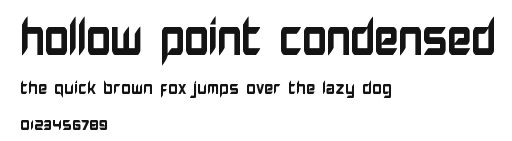 Hollow Point Condensed Preview