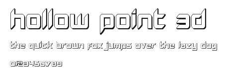 Hollow Point 3D Preview