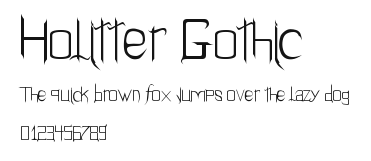 Holitter Gothic Preview