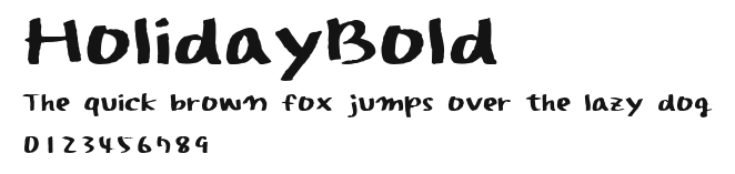 HolidayBold Preview