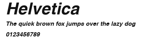 Helvetica Preview