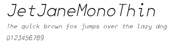 JetJaneMonoThin Preview