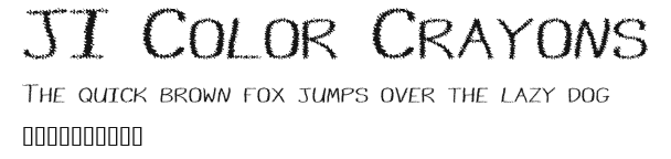 JI Color Crayons Preview