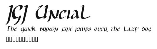 JGJ Uncial Preview