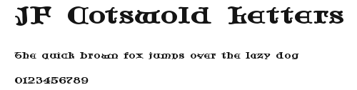 JF Cotswold Letters Preview