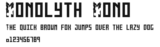 Monolyth Mono Preview