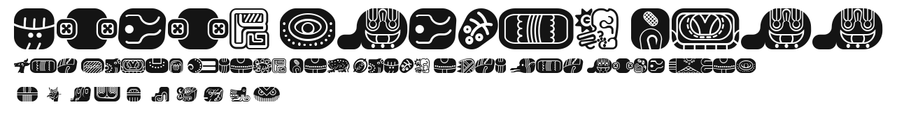 mayan glyphs fill Preview
