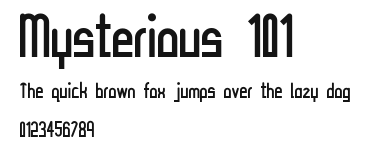 Mysterious 101 Preview