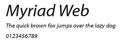 Myriad Web Preview