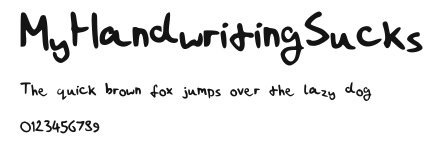MyHandwritingSucks Preview