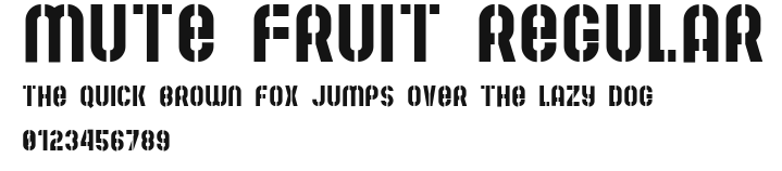 Mute Fruit Regular Preview