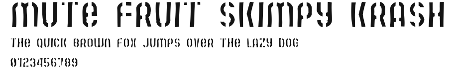 Mute Fruit Skimpy Krash Preview