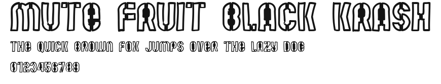 Mute Fruit Black Krash Preview