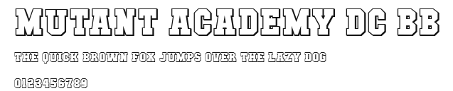 Mutant Academy DC BB Preview