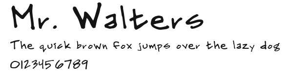 Mr. Walters Preview