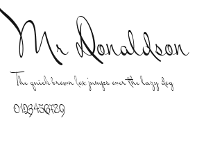 Mr Donaldson Preview