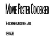 Movie Poster Condensed Preview