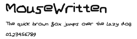 MouseWritten Preview