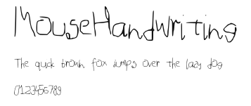 MouseHandwriting Preview