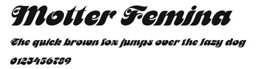 Motter Femina Preview