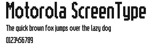 Motorola ScreenType Preview