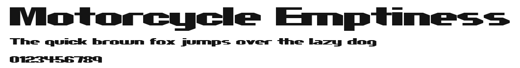 Motorcycle Emptiness Preview
