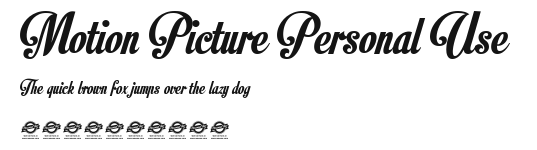 Motion Picture Personal Use  Preview