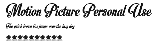 Motion Picture Personal Use Preview