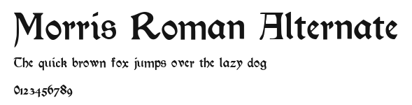 Morris Roman Alternate Preview