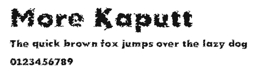 More Kaputt.ttf