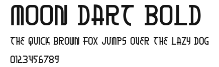 Moon Dart Bold Preview