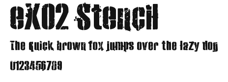 eXO2 Stencil Preview
