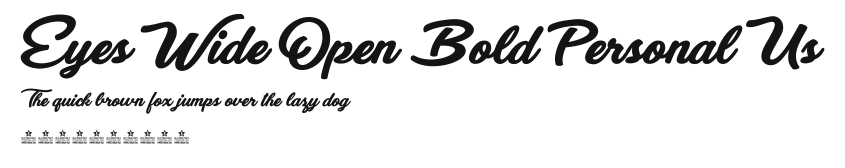 Eyes Wide Open Bold Personal Us Preview