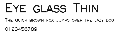 Eye glass Thin Preview