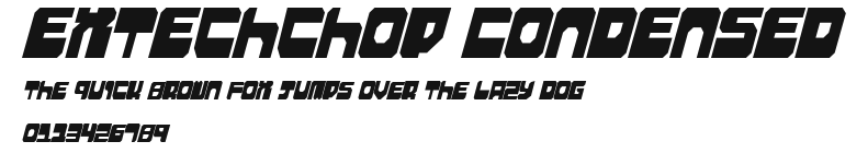 Extechchop Condensed Preview