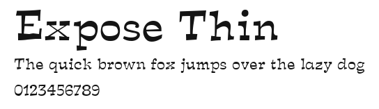 Expose Thin Preview