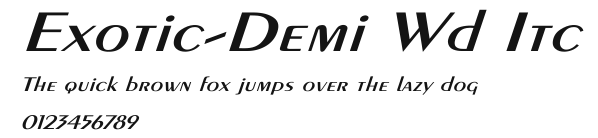 Exotic-Demi Wd Itc Preview
