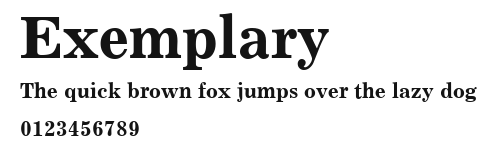 Exemplary Preview