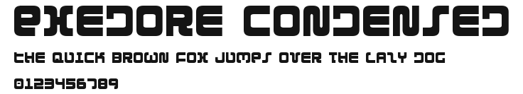 Exedore Condensed Preview