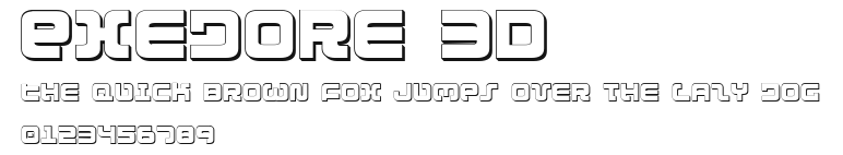 Exedore 3D Preview