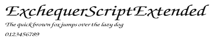 ExchequerScriptExtended Preview